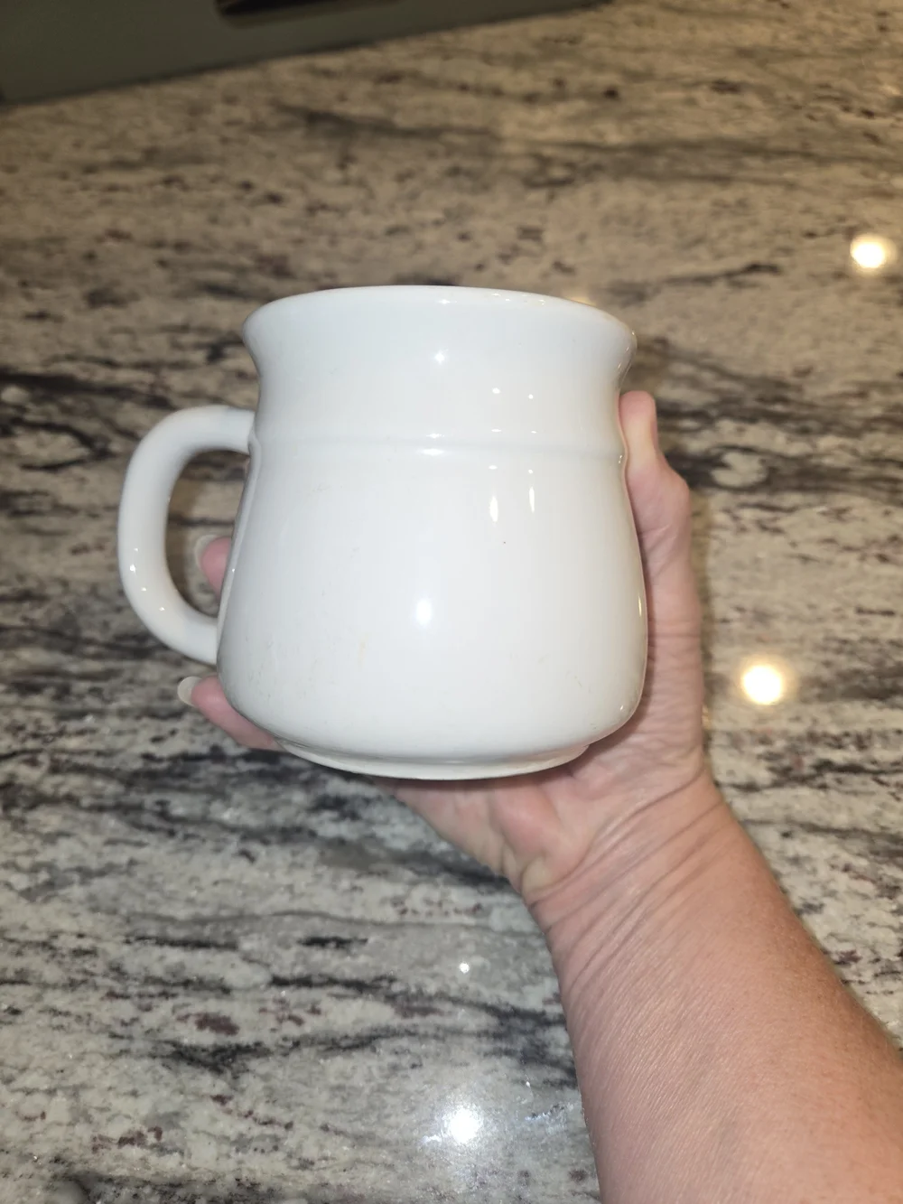 VTG 1980s Country Goose Coffee/ Soup Mug Blue Ribbon Bow Duck  Taiwan Farmhouse